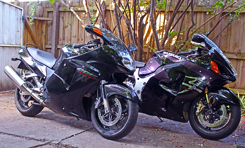 Honda Blackbird and Hayabusa