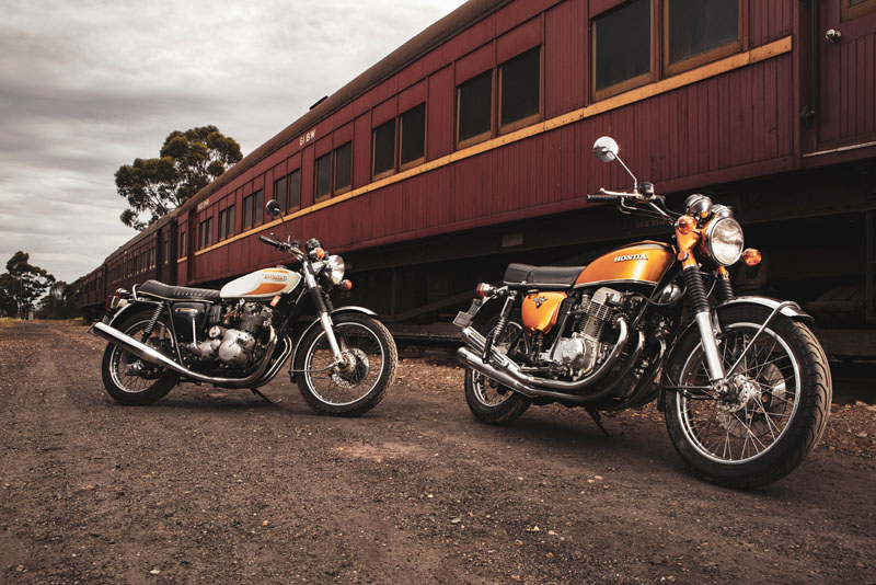 Honda CB750-4 Triumph T160