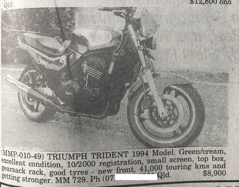 Triumph Trident 900