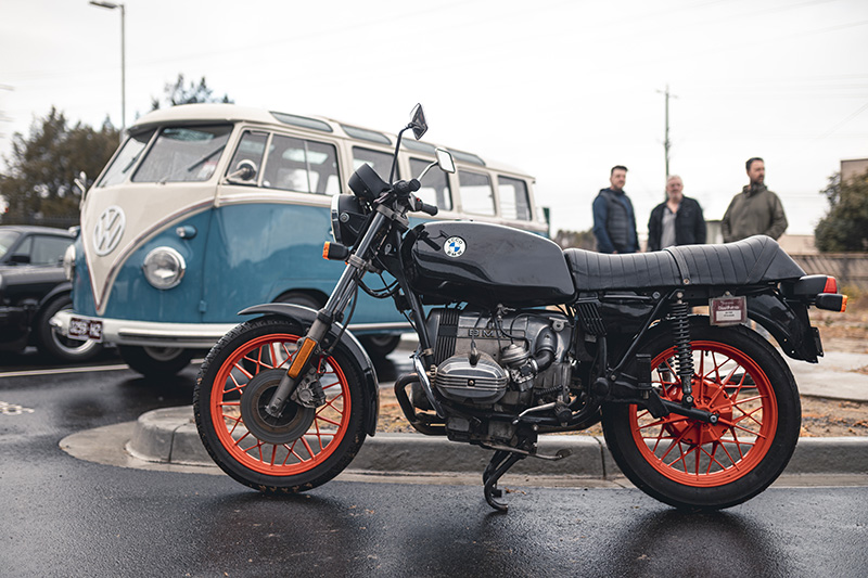 BMW R65 + VW Kombi