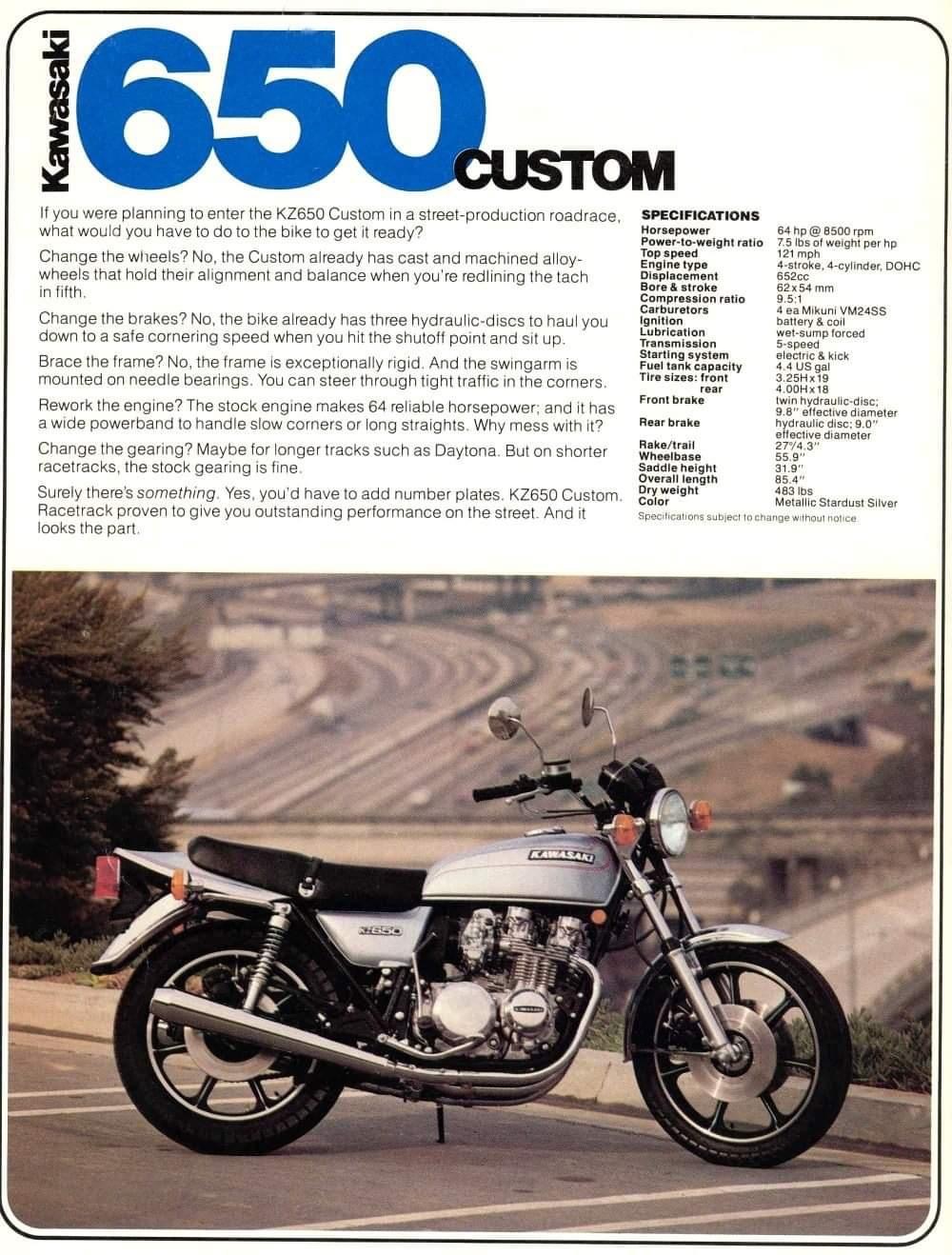 Kawasaki
              Z650 Custom