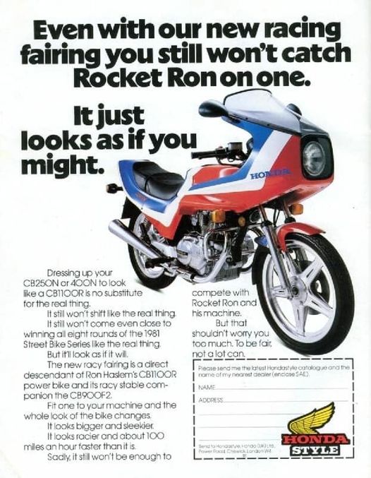 Honda Style
              fairings