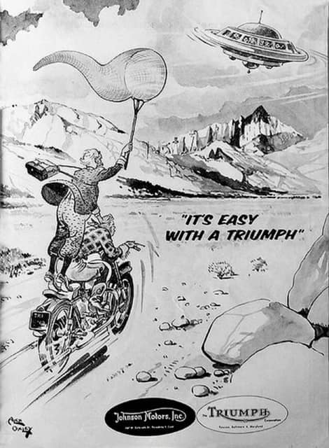 Triumph
              flying saucer
