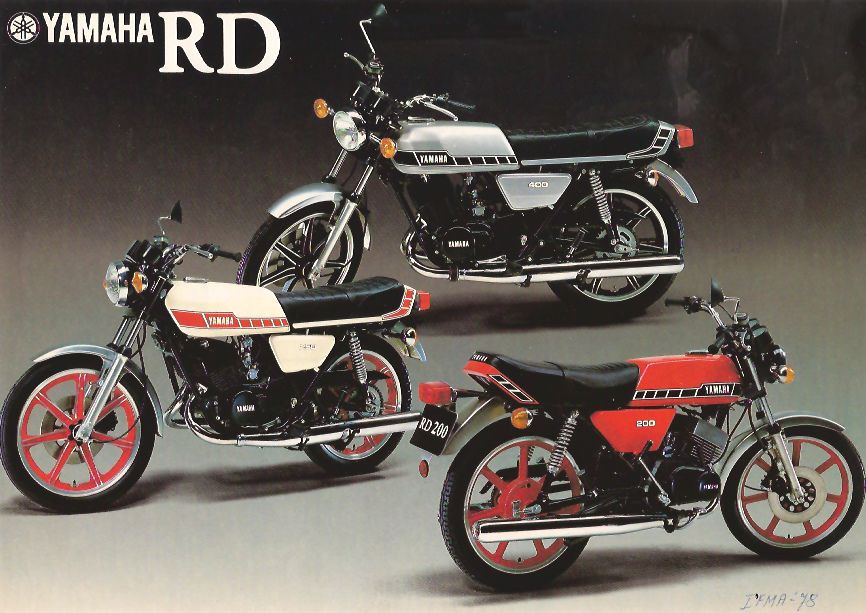 yamaha
              rd range 1978