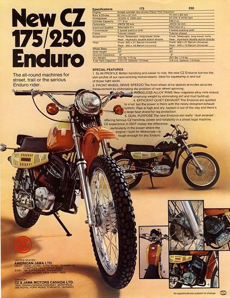 CZ 250 enduro