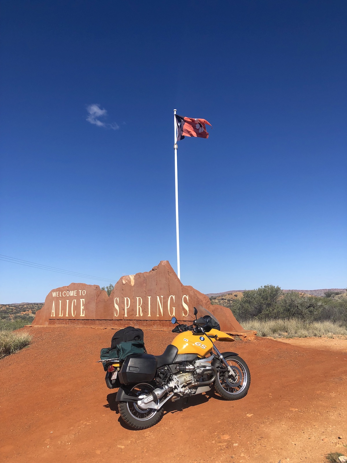 BMW R1150GS Darwin run