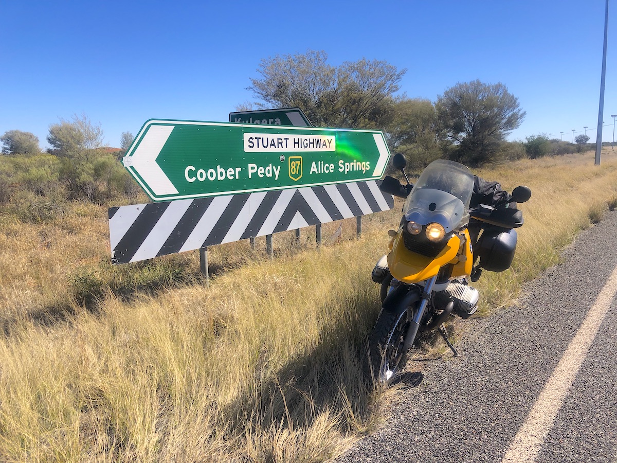 BMW R1150GS Darwin run