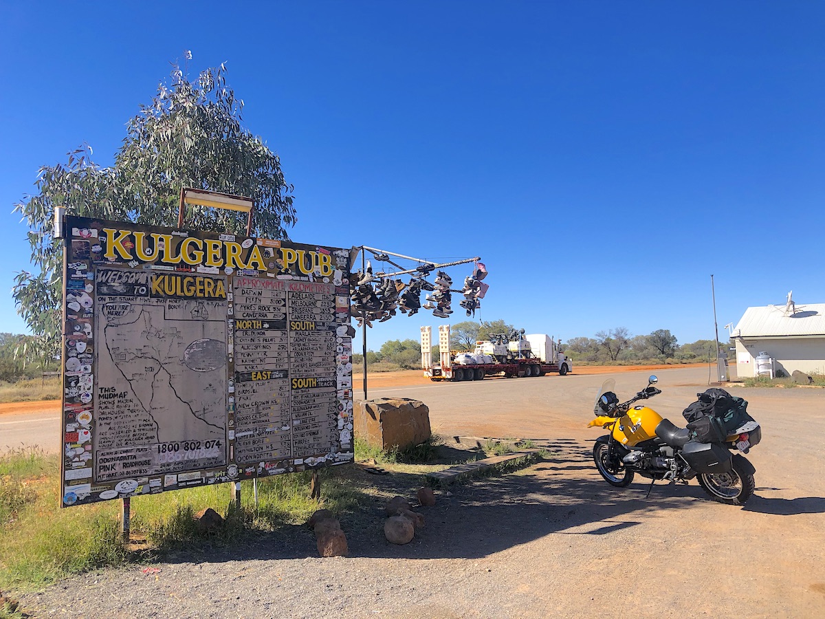 BMW R1150GS Darwin run