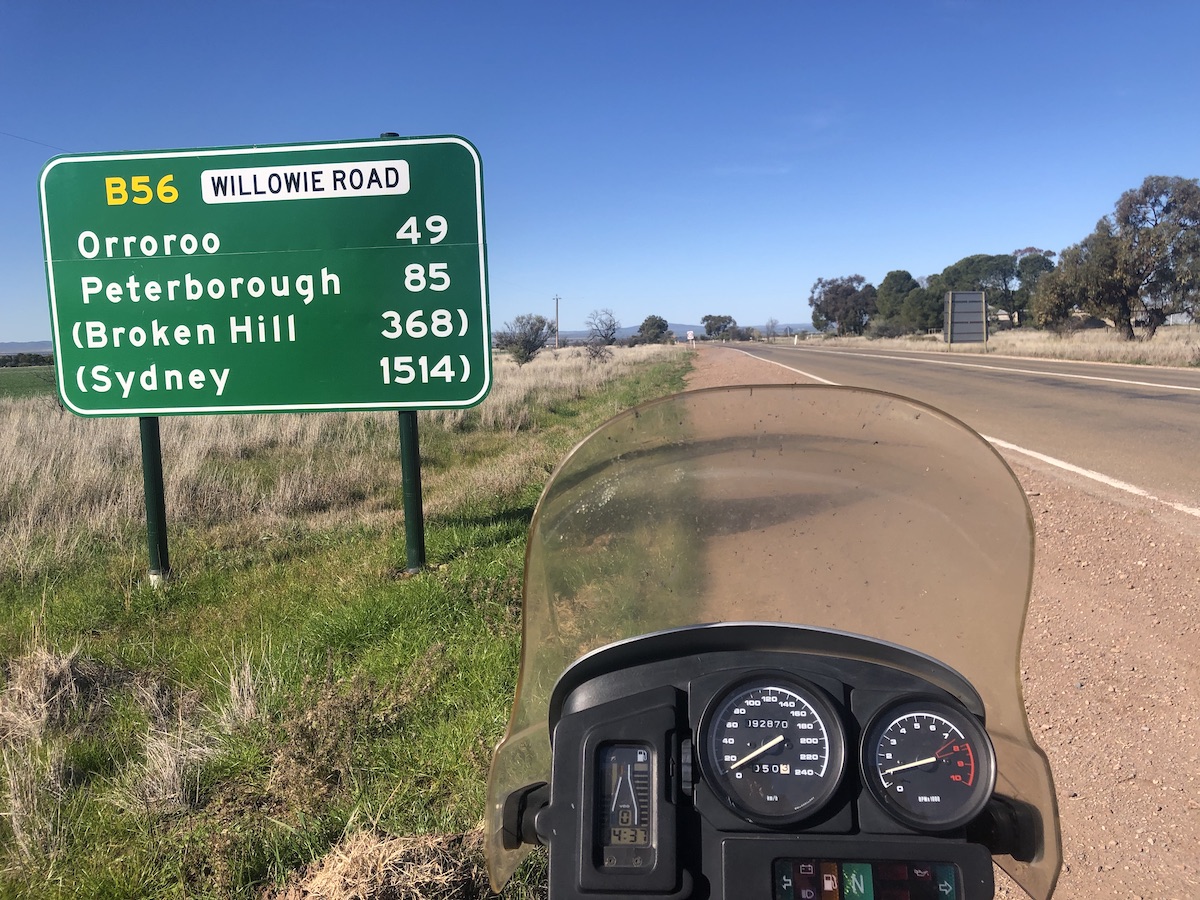 BMW R1150GS Darwin run