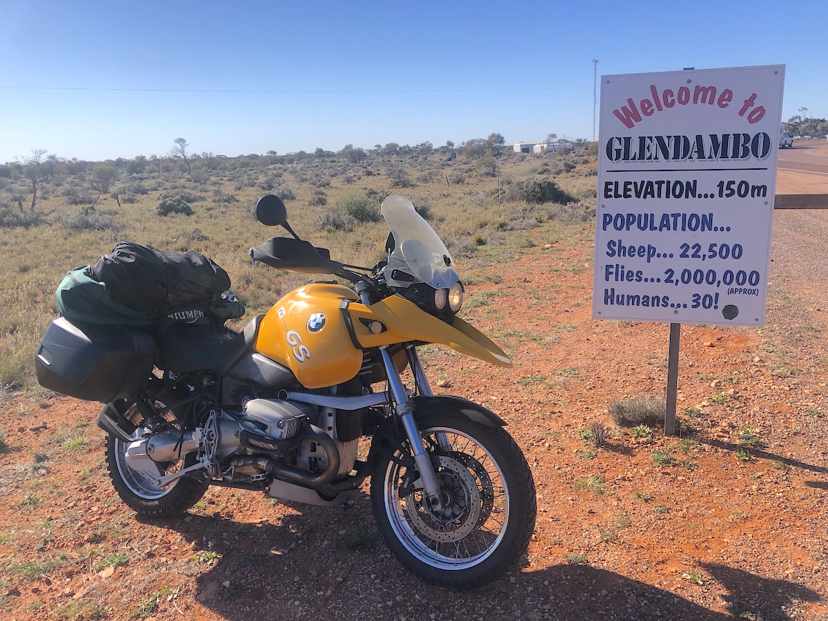 BMW R1150GS Darwin run