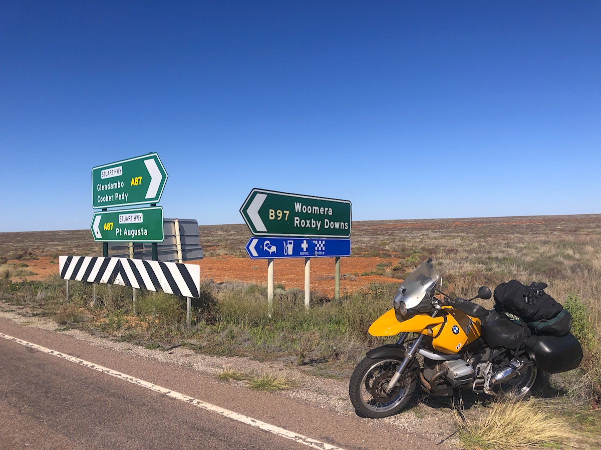 BMW R1150GS Darwin run