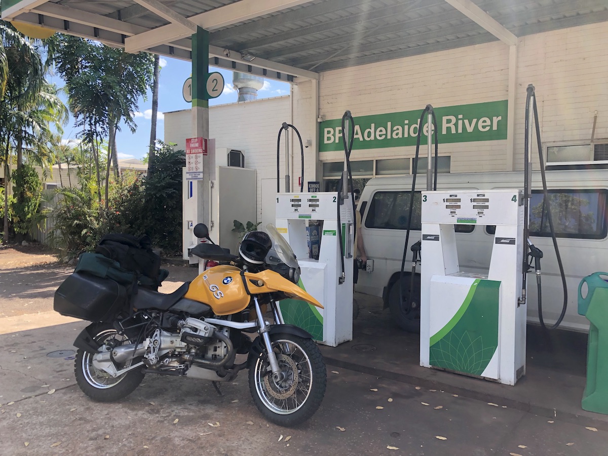 BMW R1150GS Darwin run