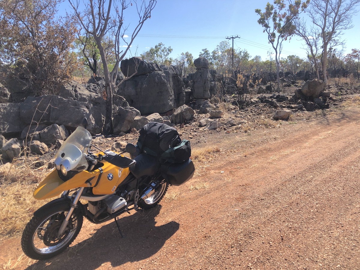 BMW R1150GS Darwin run