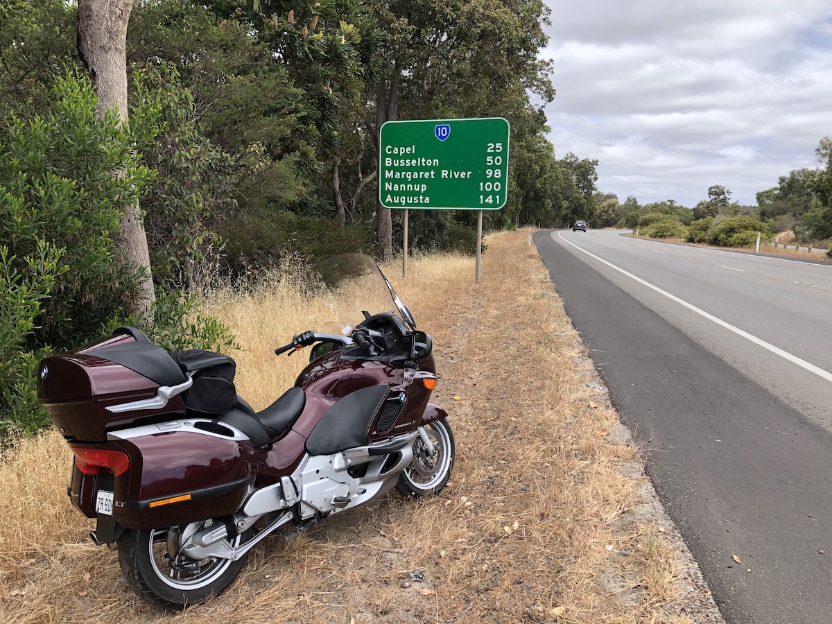 perth run BMW K1200LT