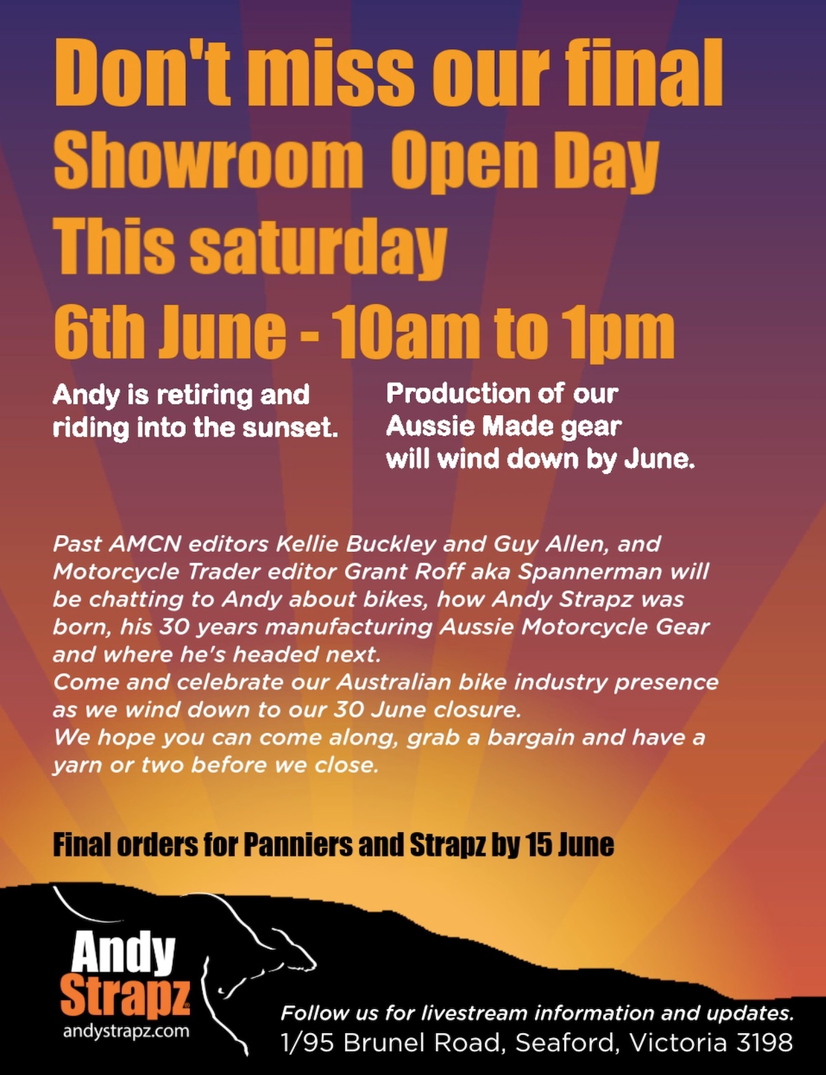 andy strapz big day