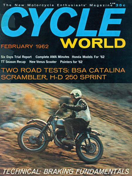 cycle world
                    feb 1962