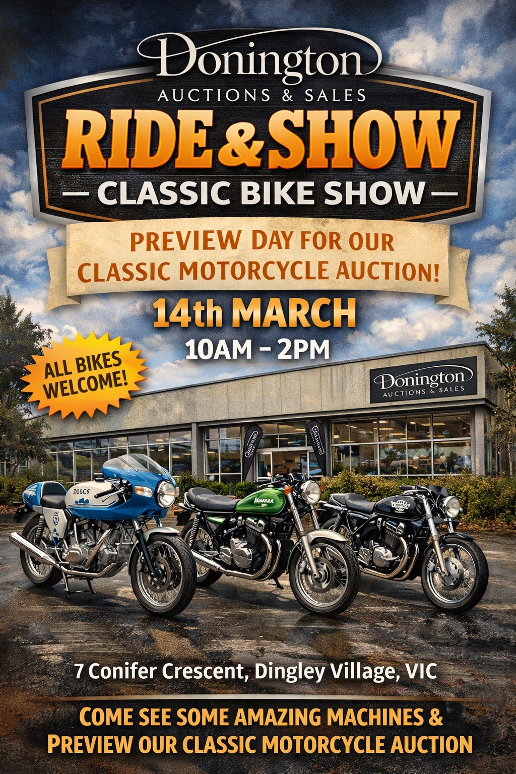 Donington pop-up show